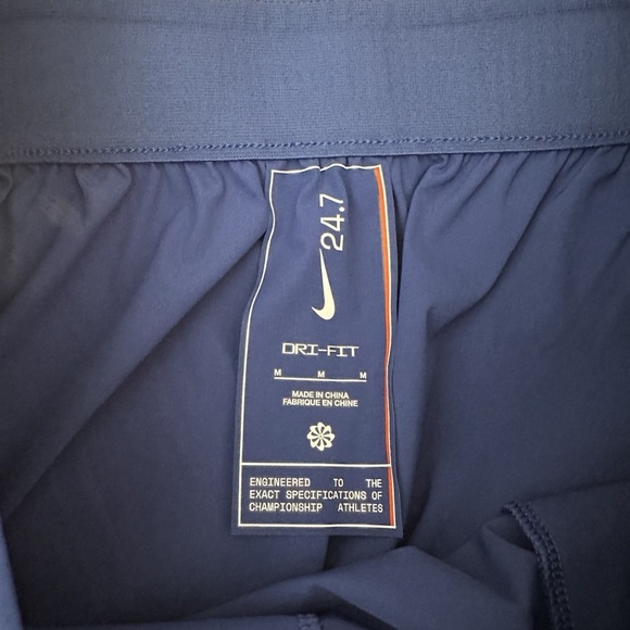 Nike 24.7 PerfectStretch Women’s High Rise Wide-Leg Pants Blue HM8389-455 Medium - Picture 3 of 5